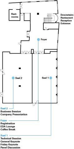 Floor Plan of Hilton Hotel Dresden
